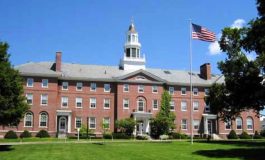 Main building of Colby-Sawyer College, where the Registrar, business, financial aid office, classes, and professor’s offices are located.